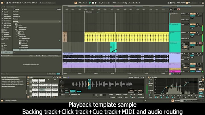 create a custom ableton live project for your live shows