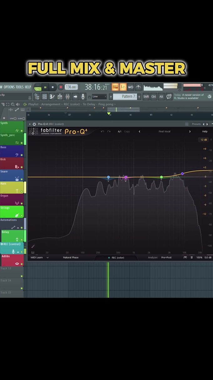 mix and master your hip hop, rap, trap track