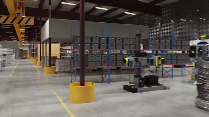 create 3d industrial animation architectural walkthrough and factory renovation