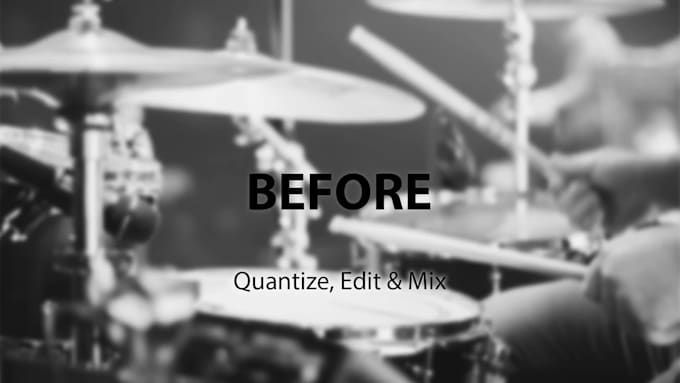 edit, quantize, and mix your live drum tracks professionally