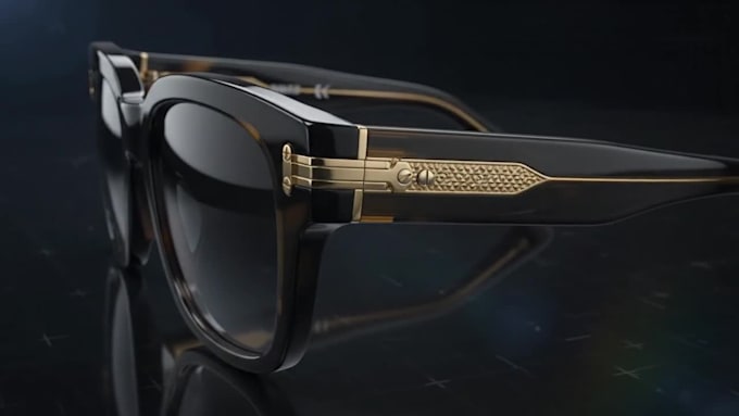 design model and render custom 3d sunglasses and eyewear frames