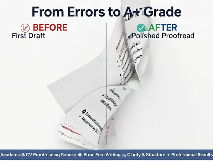 proofread and edit your document assignment or CV perfectly