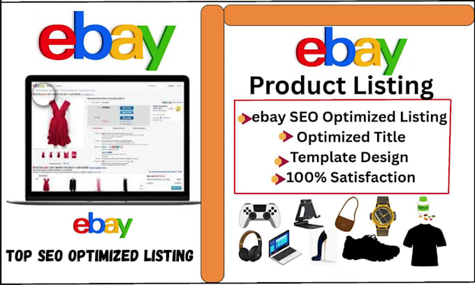 create ebay SEO listings and product listings professionally