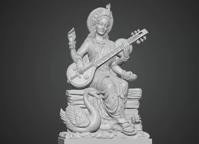 sculpt a custom action figure for printing