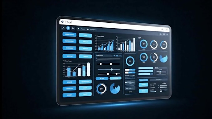 develop a high performance desktop app using tauri and rust