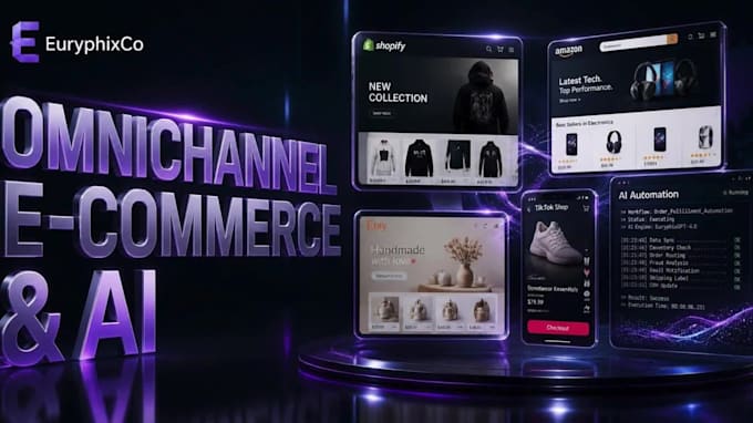 build automated shopify store or ecommerce website