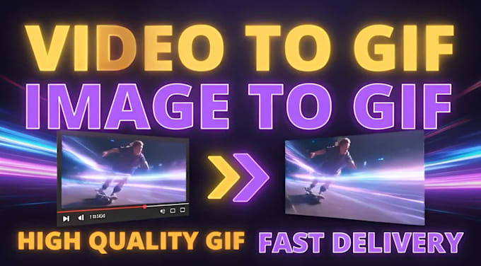 convert video or image to a high quality animated GIF