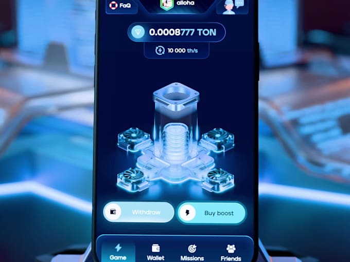develop tap game, tapswap game, telegram mini app, tap to earn game or ton bot