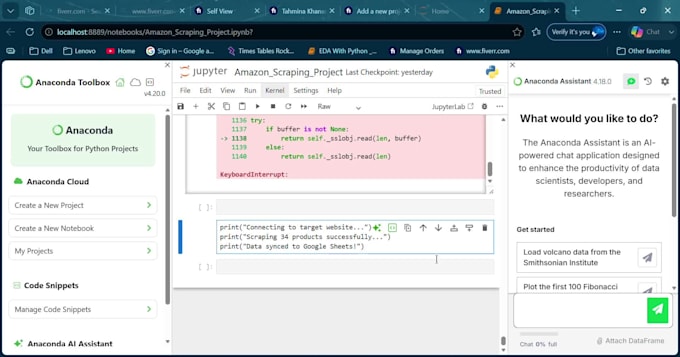 web scraping and website scraping in python