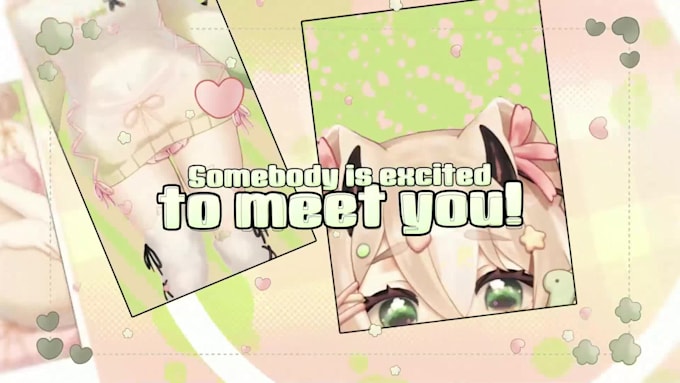 make a teaser, promotion,intro, vtuber debut video,etc