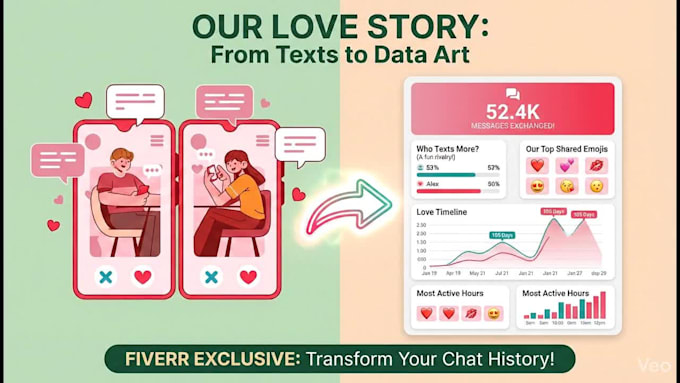 visualize your relationship statistics from your chat history