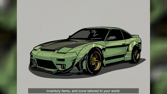 hand draw custom illustrations, 2d props, art and icons