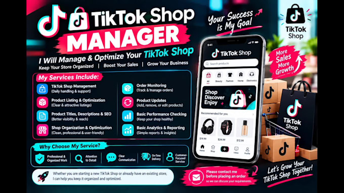 manage and optimize your tiktok shop