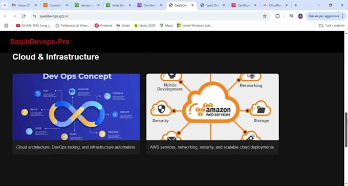 set up AWS complete cloud infrastructure and automation