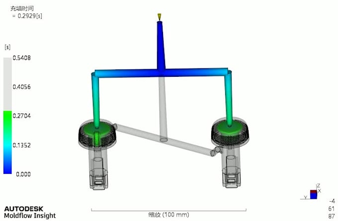 do plastic mold simulation by moldflow