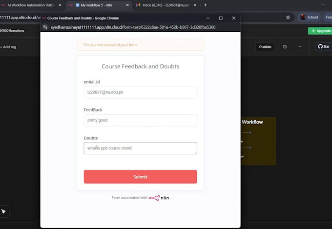 make an n8n automation email marketing workflow