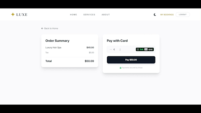 integrate stripe payment gateway