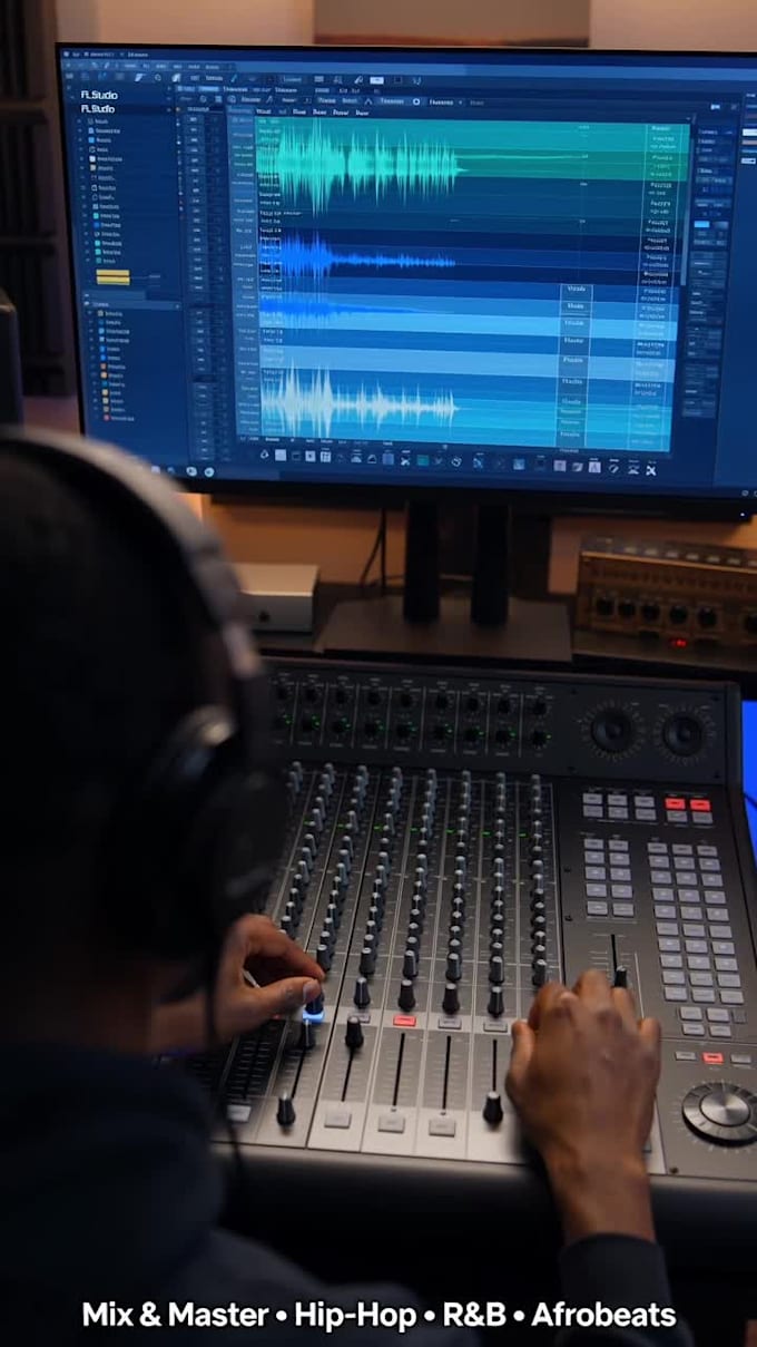 mix and master hip hop, pop and rnb modern clean vocals radio ready