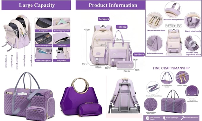 create backpack tech pack handbag design tote bag duffle bag leather goods desig