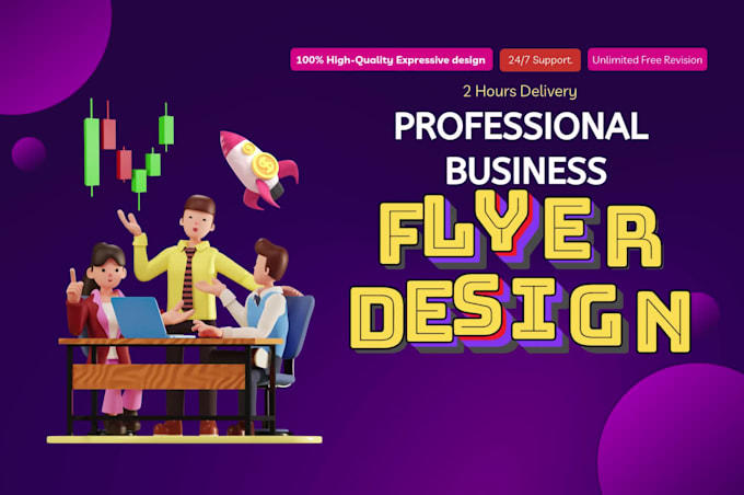 do professional business flyers design 20 hours