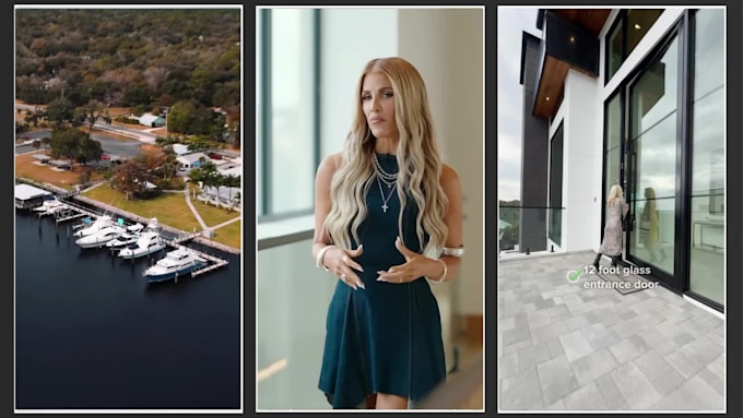 edit trendy luxury real estate reels