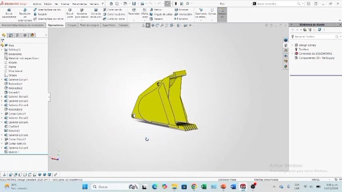 make 3d modeling of mechanical components on cad software