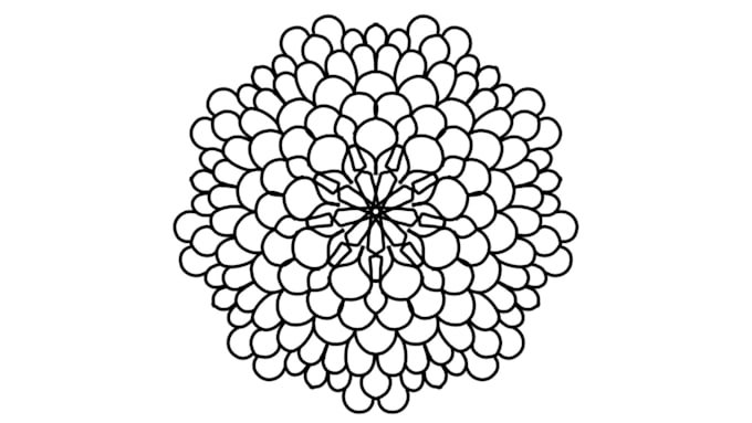 draw unique mandala coloring pages for adults and kids