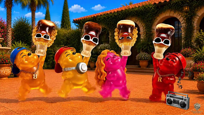 create high quality 3d mascots and cartoon characters with animations