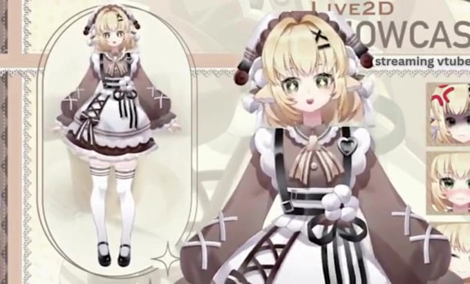 design and rig high quality live2d vtuber model and rigging