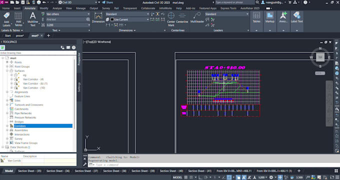 create road design plans using autocad civil 3d