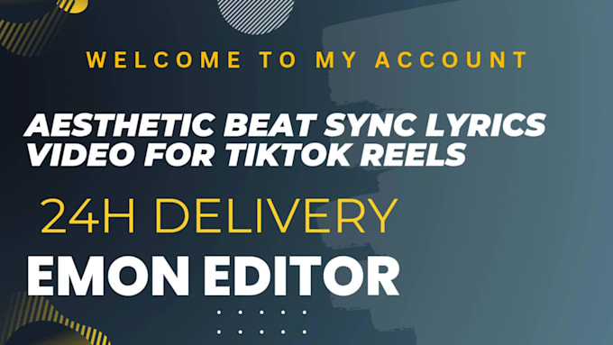 create beat sync lyrics video for your song