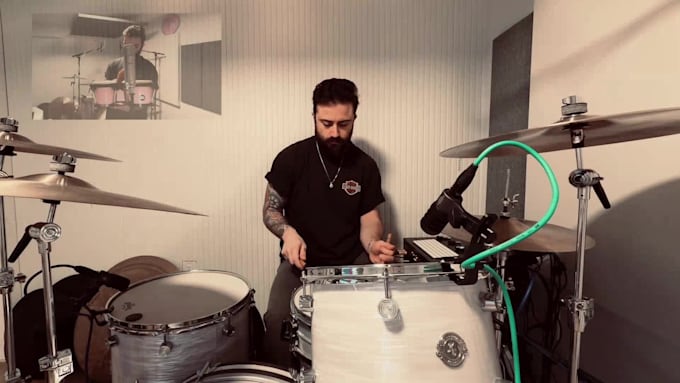 record live, studio quality drums with character and groove