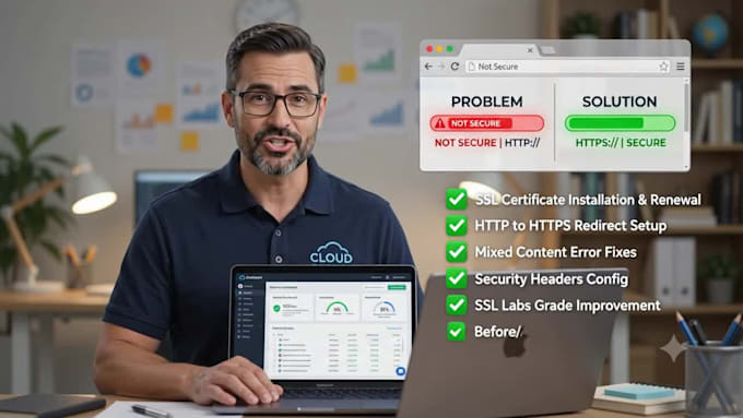 fix SSL issues and configure security headers for your website