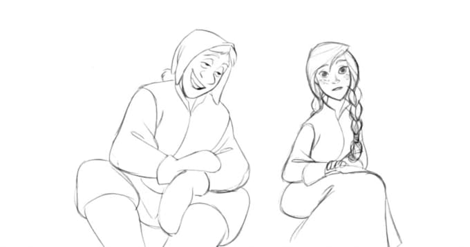 flipbook animation, 2d frame by frame animation, 2d traditional line art video