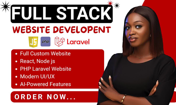 build rebuild website development as full stack developer, front end developer