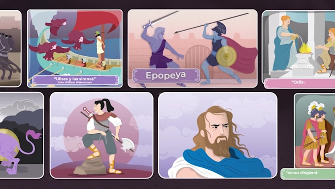 creation of educational illustrations, infographics and graphic materials