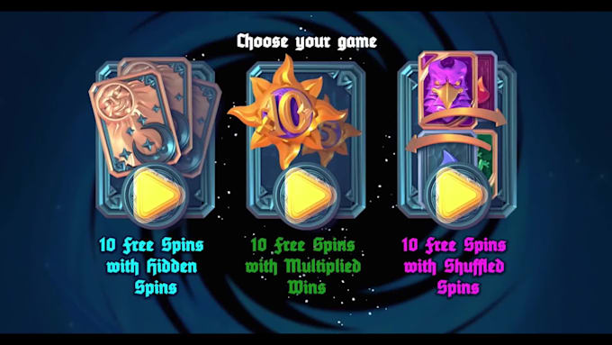 design stunning slots game UI graphics and animation, icon