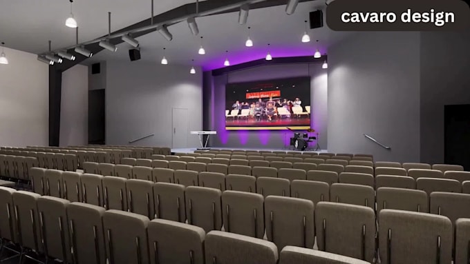 do 3d church design, temple, sanctuary, cathedral, synagogue, shul design