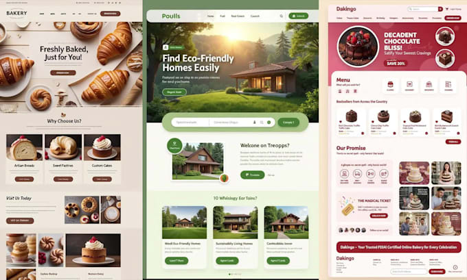 design website and app UI UX with interactive prototype in adobe xd