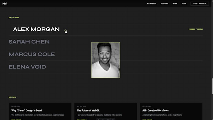 build a premium website with immersive scroll motion