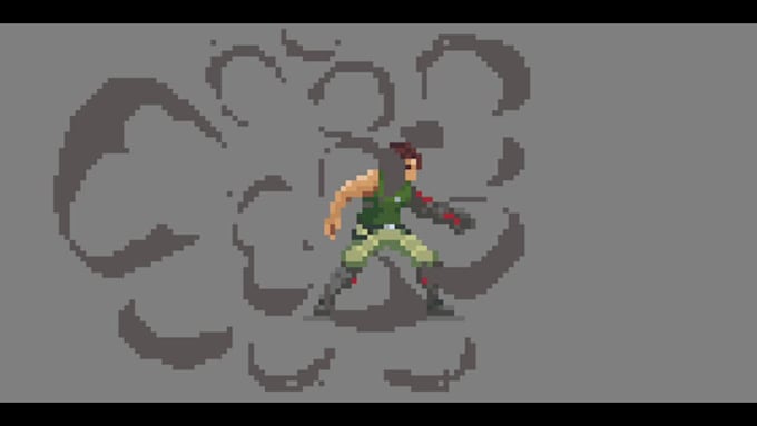 do 8 bit pixel art animation and sprite sheet for games