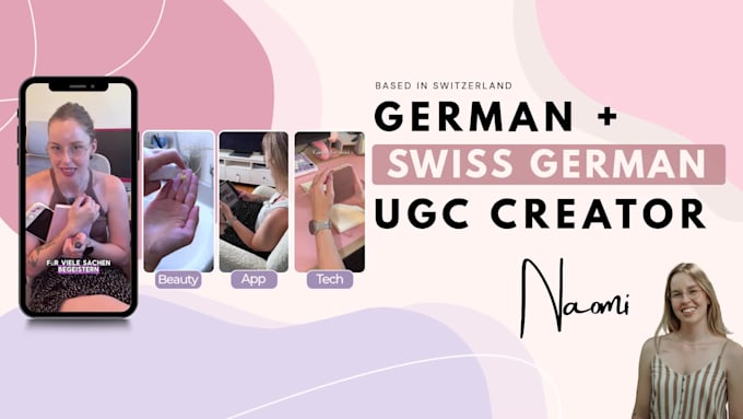 create german or swiss german ugc that stands out