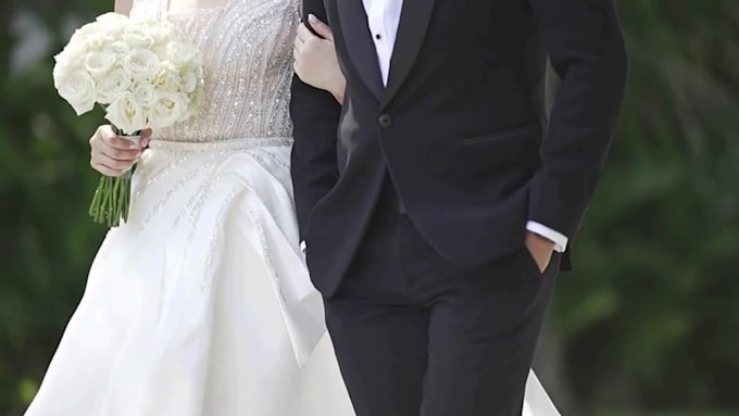 professionally edit your wedding video, wedding highlights and wedding film