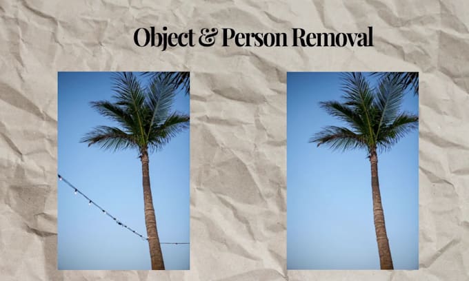remove background or unwanted objects from your photos