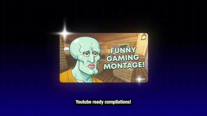 make your yt audience giggle with a gaming montage