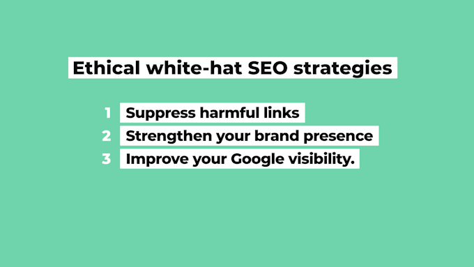 suppress negative google results
