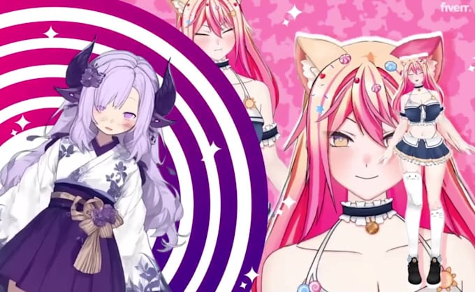 create live2d and rig a vtuber model