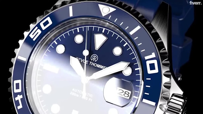 do 3d watch animation wristwatch animation watch video ad watch 3d promo design
