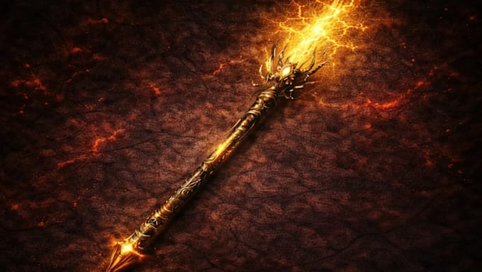design a custom fantasy weapon or magic artifact