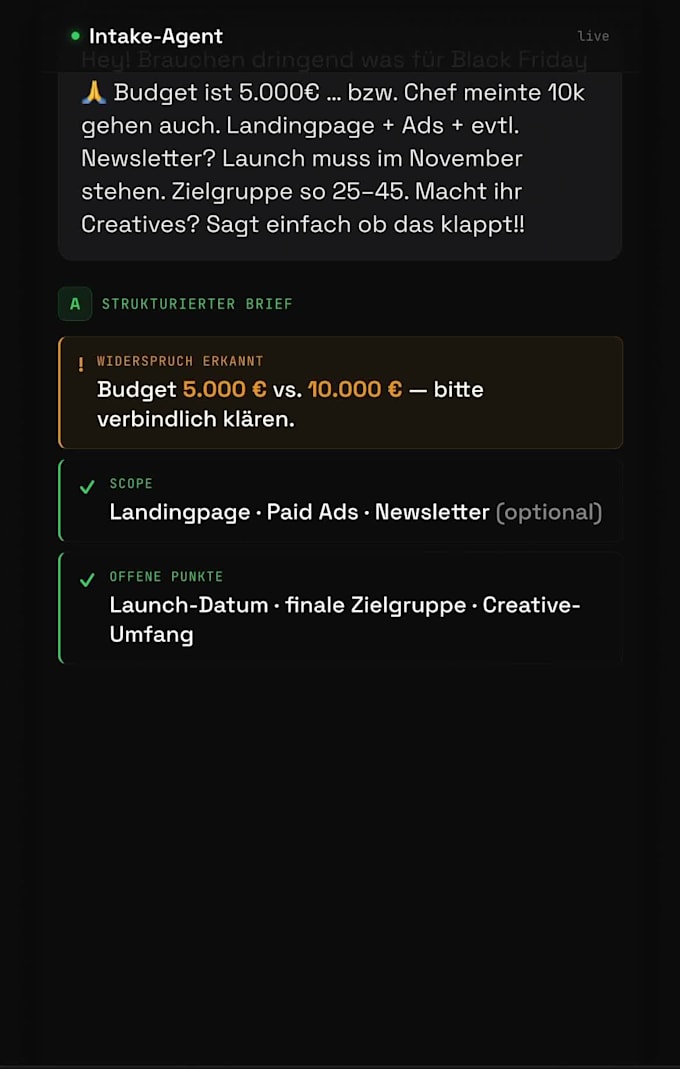 build an ai agent that automates your request intake